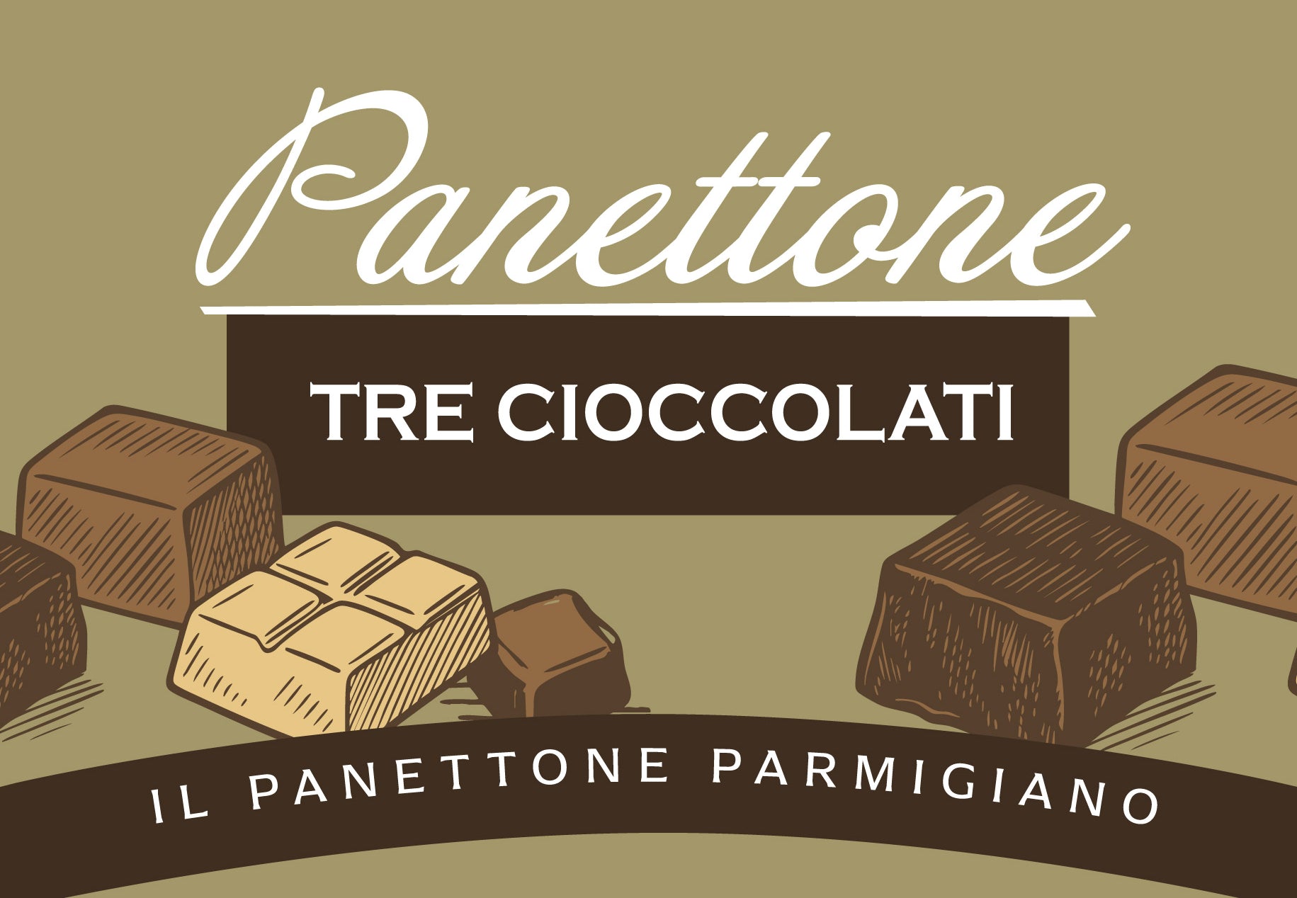 Panettone tre cioccolati