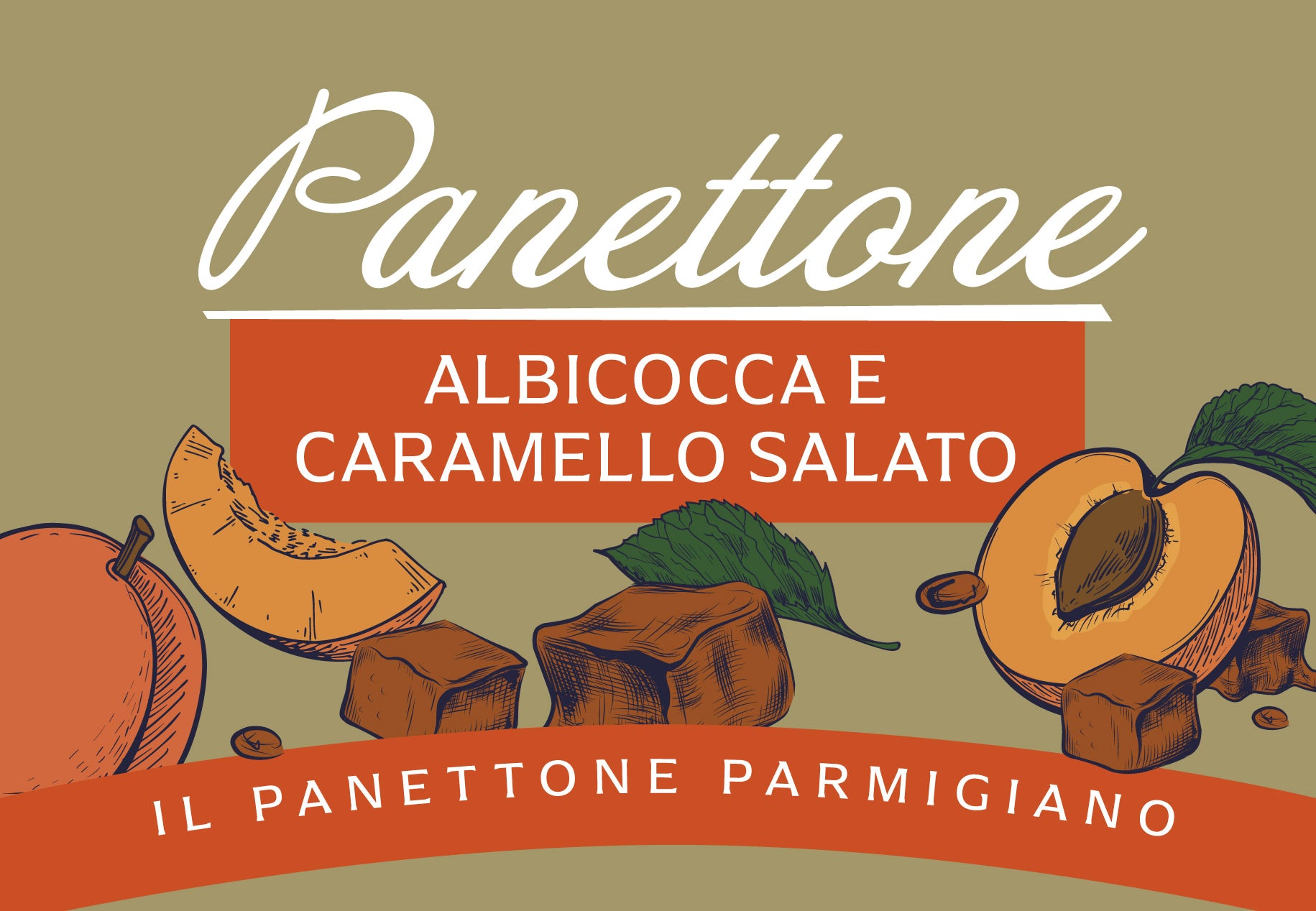 Panettone albicocca e caramello
